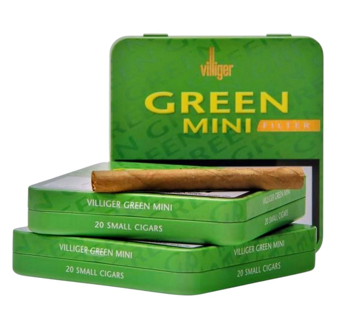Villiger Green Mini Filter – Caipirinha Ətiri (Laym + Şirin Uc) | Bol Buxar