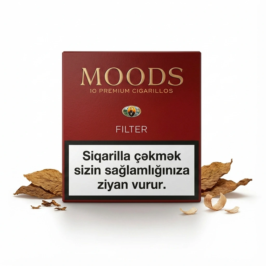 Moods Cigarillos Filter 10 – Filtrli, Yumşaq və Balanslı Alman Siqarillosu