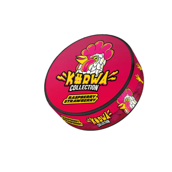 Snus Kurwa Raspberry Strawberry 16mg – Moruq və Çiyələk Dadlı Snus