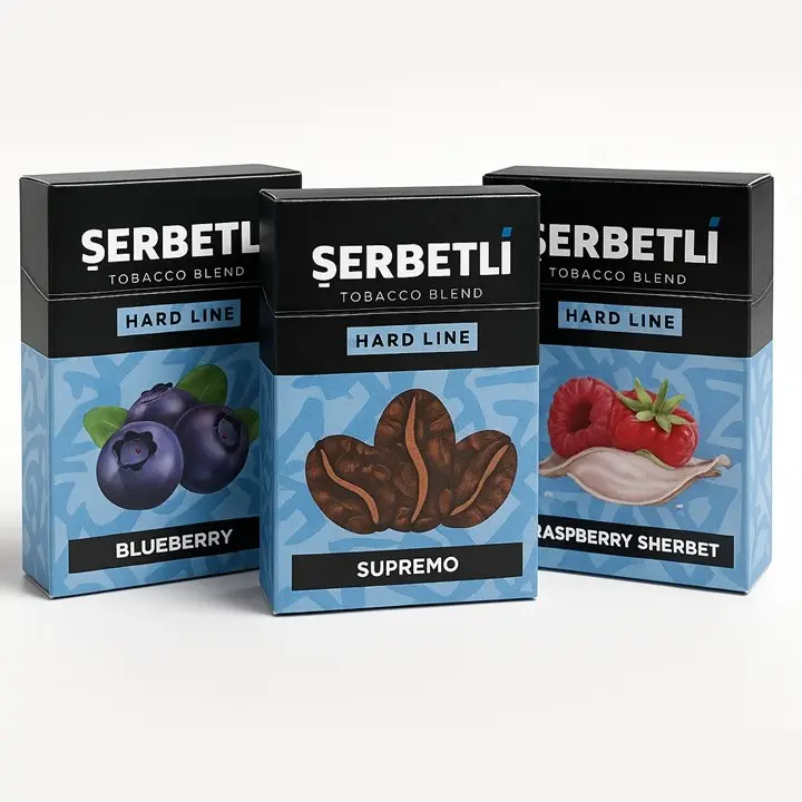 Sherbetli Hard Line 40gr – Premium Qara Qəlyan Tütünü | Bol Dad Çeşidləri
