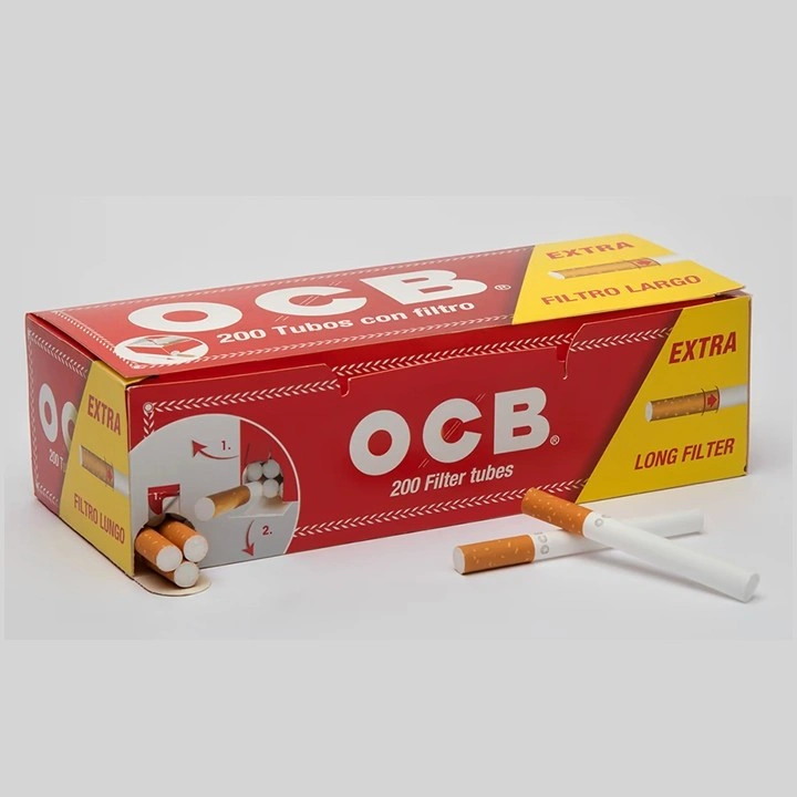 OCB Tubes Extra Filter 200 – Uzun Filtrli Giliz (200 ədəd)