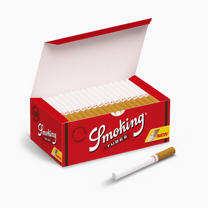 Smoking Tubes 100 – Standart Sarı Filtrli Gilizlər (100 ədəd)