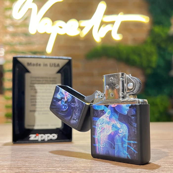 ZIPPO Cyber Woman Design