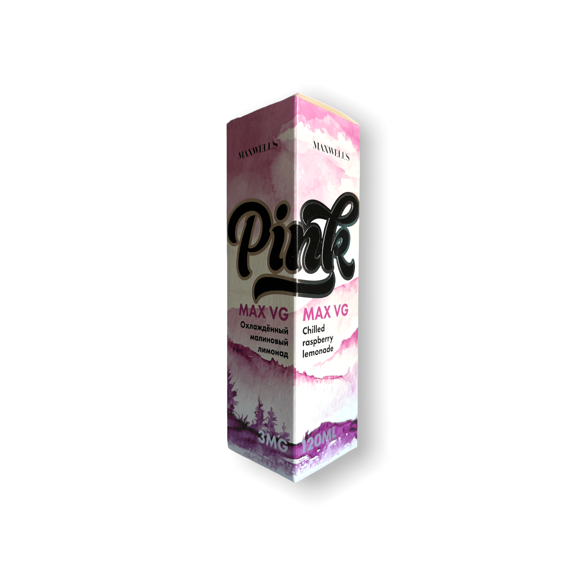 Maxwells - PINK MAX VG 120ml-3mg (Охлажденный малиновый лимонад)