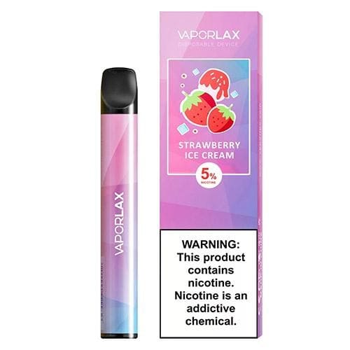 VAPORLAX MATE 800 puff Strawberry Cream