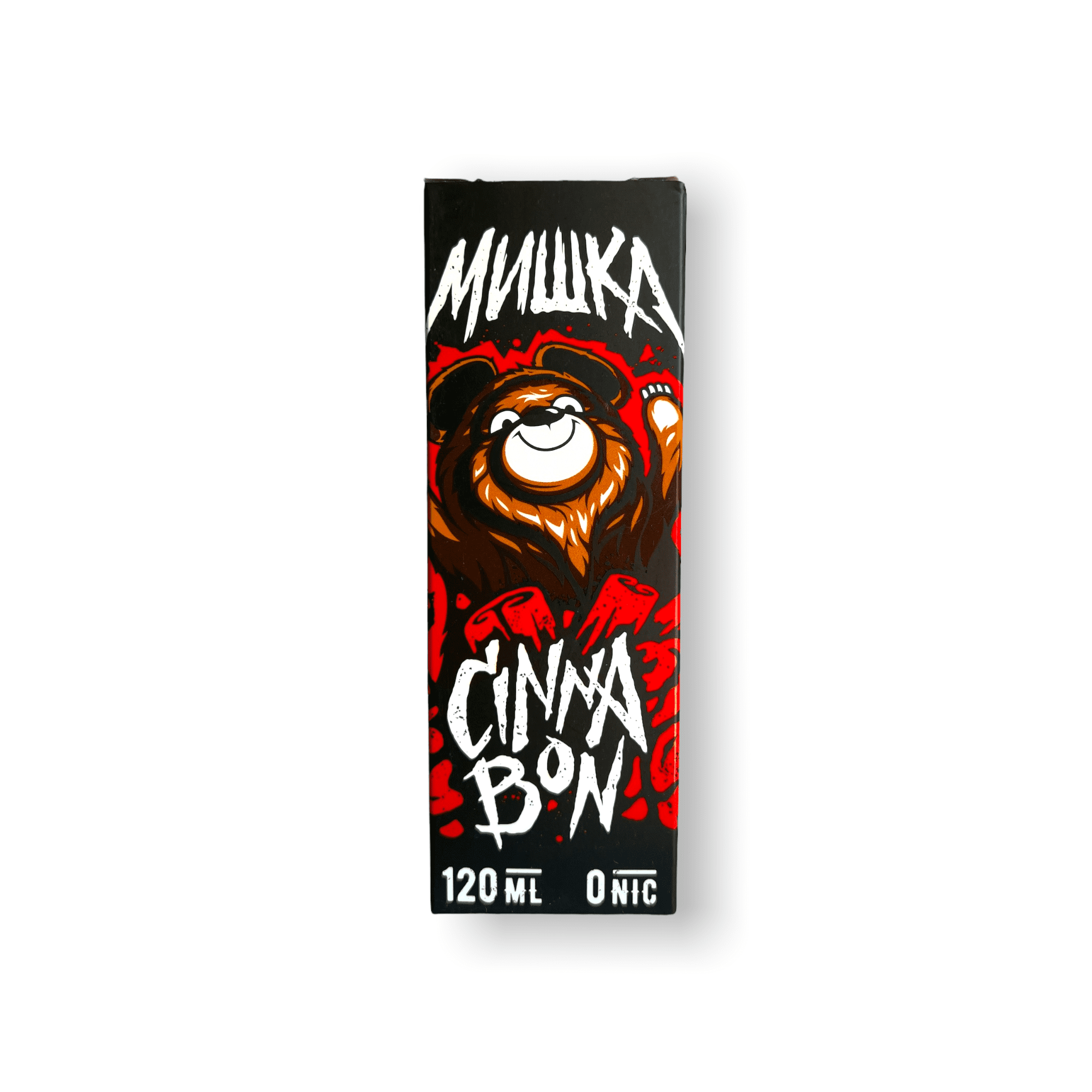 МИШКА "Коробка" - Cinnabon 120ml 0mg (Булка с корицей)