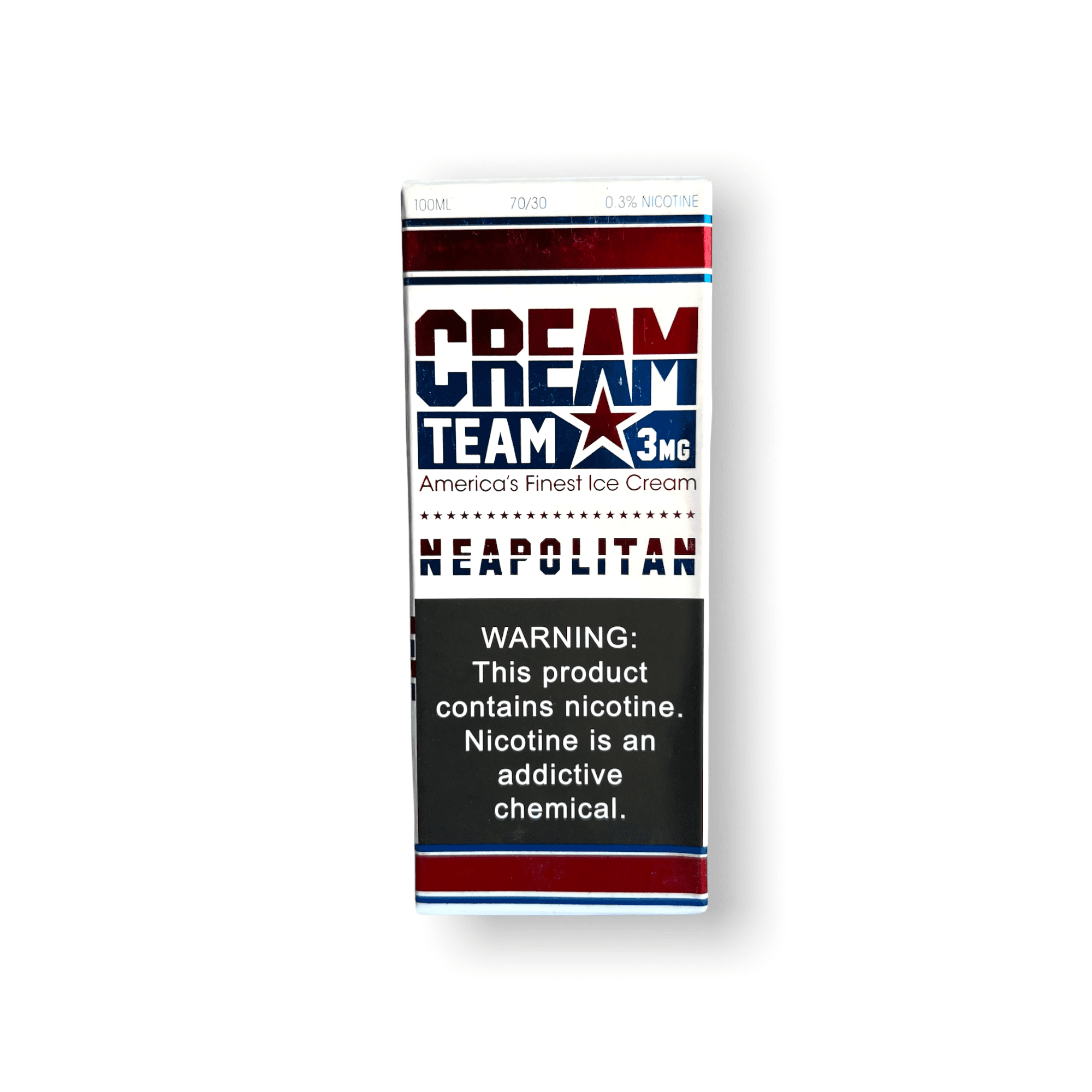 Cream Team - Neopolitan 100ml 3mg (Ваниль, клубника и шоколад)