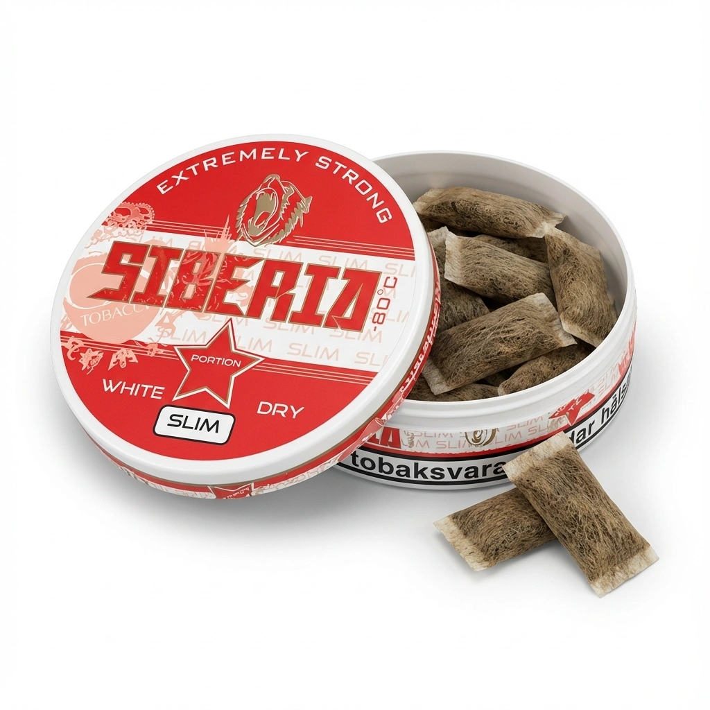 Snus Siberia Red  Slim (White Dry) 43MG