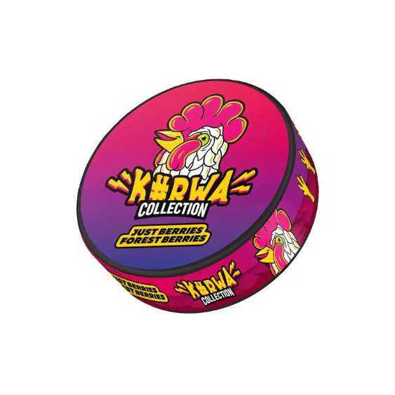 Snus Kurwa Just Berries 16mg – Giləmeyvə Dadlı Slim Snus