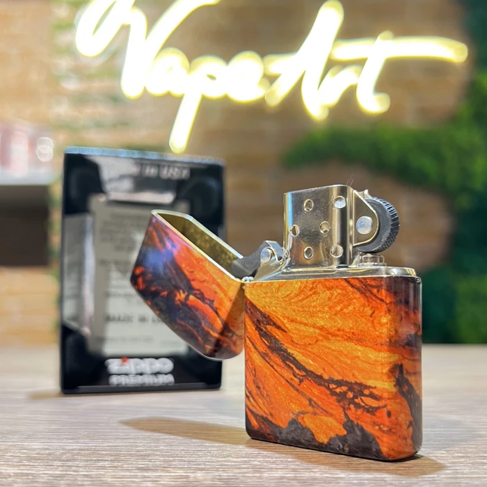 ZIPPO Lava Flow Design