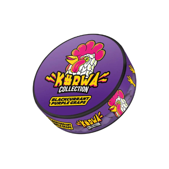 Snus Kurwa Blackcurrant Purple Grape 16mg – Qaragət və Üzüm Dadlı Snus