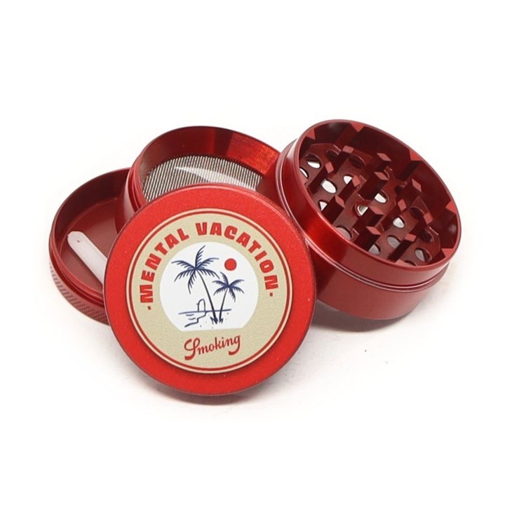 Smoking Metal Grinder 50 mm – 4 Mərtəbəli Metal Üyüdücü | Vape Art