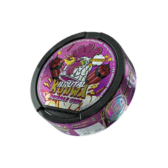 Snus Kurwa Bubblegum 50mg – Güclü Slim Snus Baku