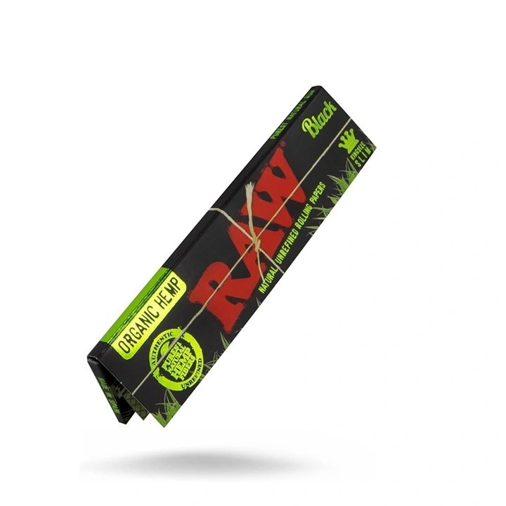 RAW Black Organic KS Slim – Üzvi və Ultra Nazik Bükmə Kağızı | Vape Art