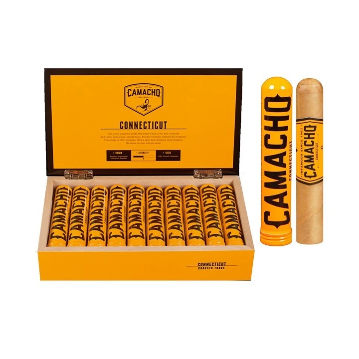 Camacho Connecticut Robusto Tubo – Premium Siqar