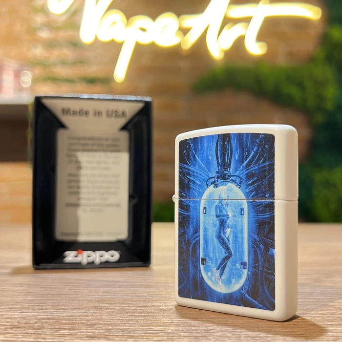 ZIPPO Woman In Tube Design