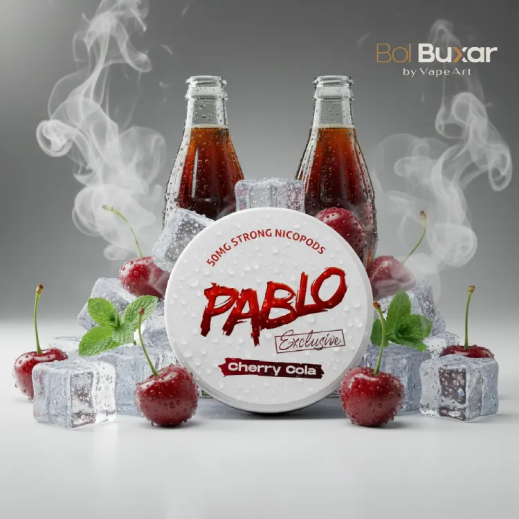 Pablo Exclusive Cherry Cola 50mg – Çox Güclü Slim Snus | Vape Art