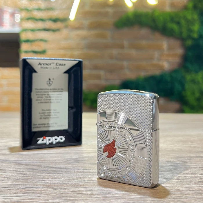 ZIPPO POKER CHIP DESIGN