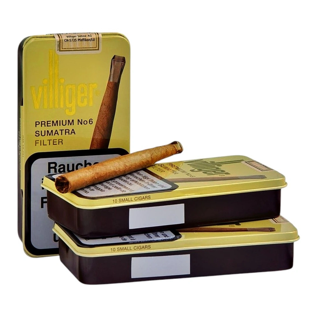 Villiger Premium No.6 Sumatra 10 – Zərif Siqarillo | Bol Buxar