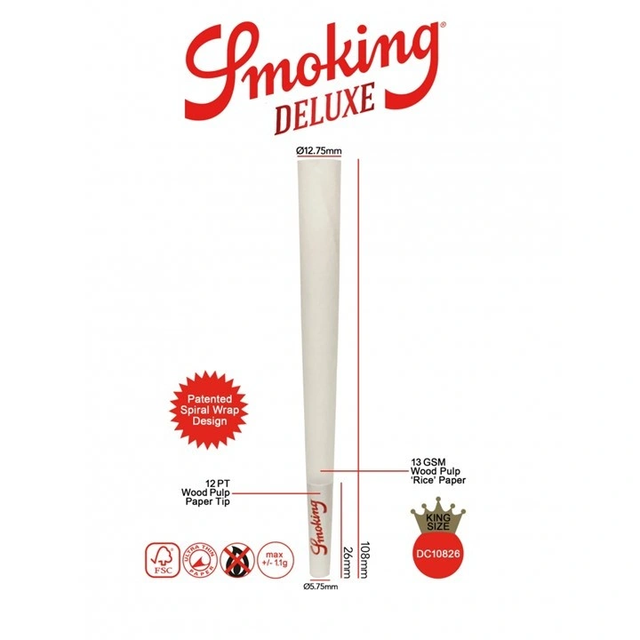 Smoking Deluxe KS Cones x 12