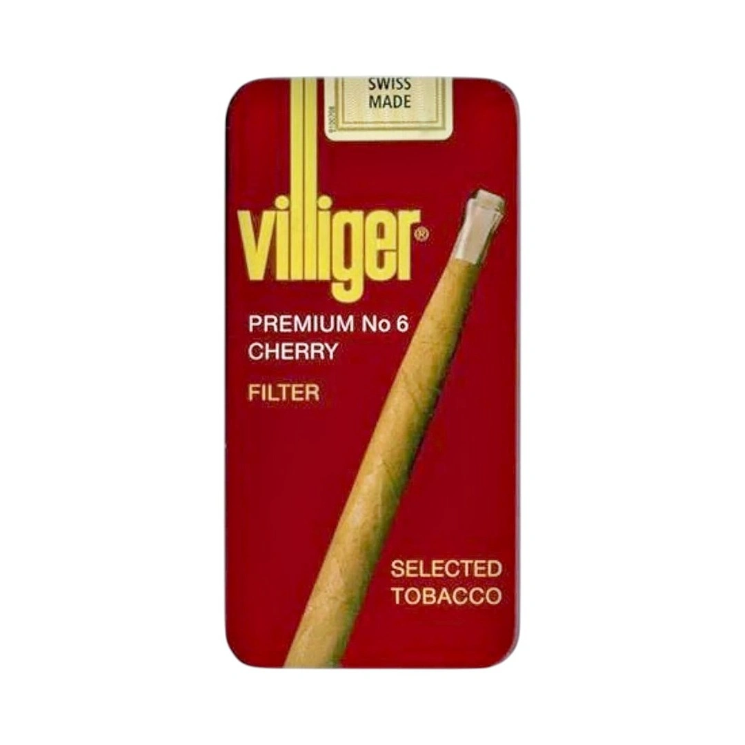 Villiger Premium No.6 Cherry 10 – Albalı Ətirli Siqarillo | Vape Art