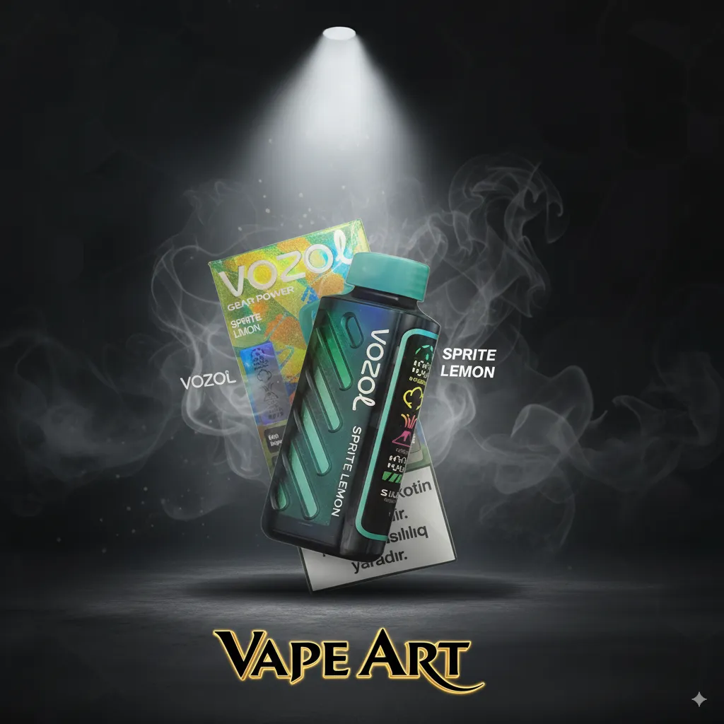 VOZOL GEAR POWER 26000 – 24ml, 26.000 tüstü, tam ekranlı birdəfəlik vape