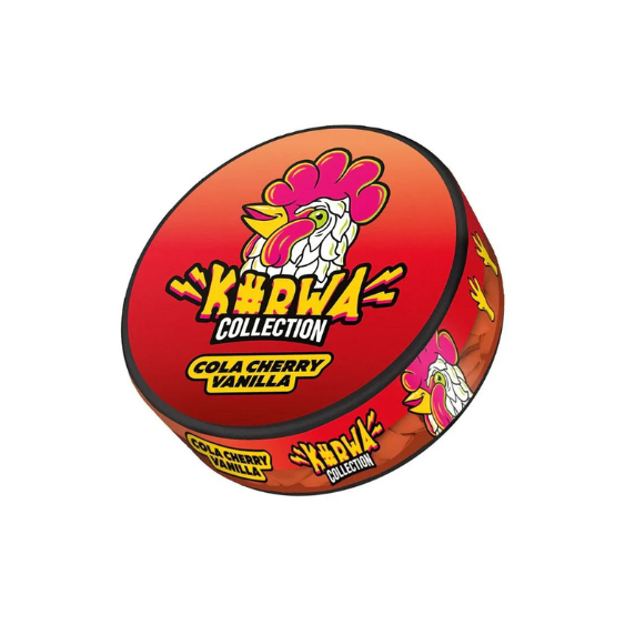 Snus Kurwa Cola Cherry Vanilla 16mg – Unikal Cola və Gilas Dadı