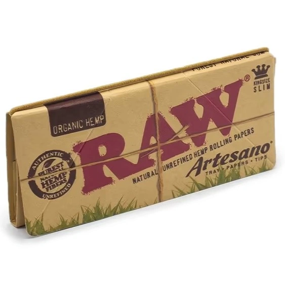 RAW Organic Artesano KS 32 + Tips – Üzvi Bükmə Kağızı | Vape Art