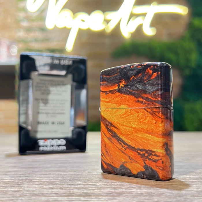 ZIPPO Lava Flow Design